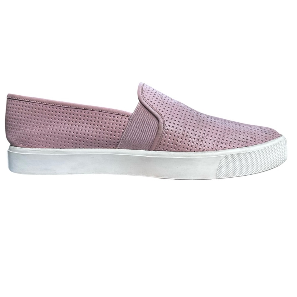 Vince Perforated Leather Slip On Sneakers Shoes Blair 5 Rose Pink US 8 Comfy - Picture 13 of 16